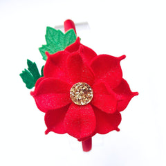 Poinsettia- Clip/Headband/Hairband