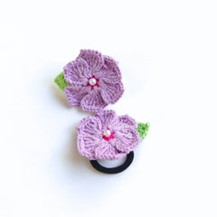 Lavender Bloom Hair Ties