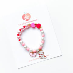 Kitty Love Charm Bracelet