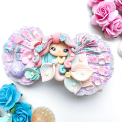 Ocean Blossom Mermaid Bow