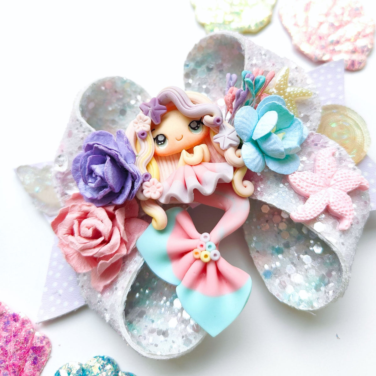 Pastel Sea Princess Bow