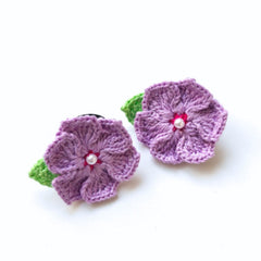 Lavender Bloom Hair Ties