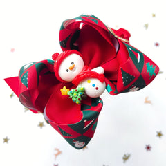 Snowman Boutique Bow Hairband