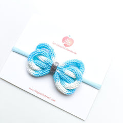 Pretzel Bow Headband- Frozen