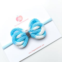 Pretzel Bow Headband- Frozen