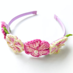 Blossom Harmony Crochet Hairband