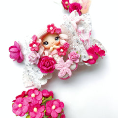 Pink Mermaid Barbie Bow