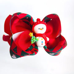 Snowman Boutique Bow Hairband