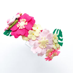 Tropical Flamingo Paradise Hairband