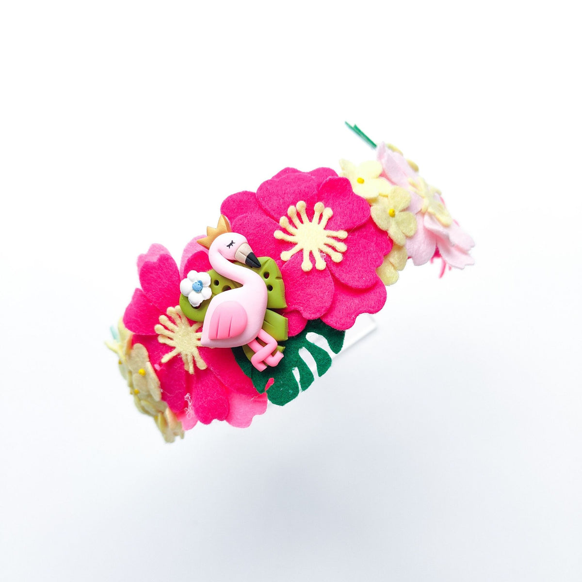 Tropical Flamingo Paradise Hairband