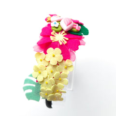 Tropical Flamingo Paradise Hairband