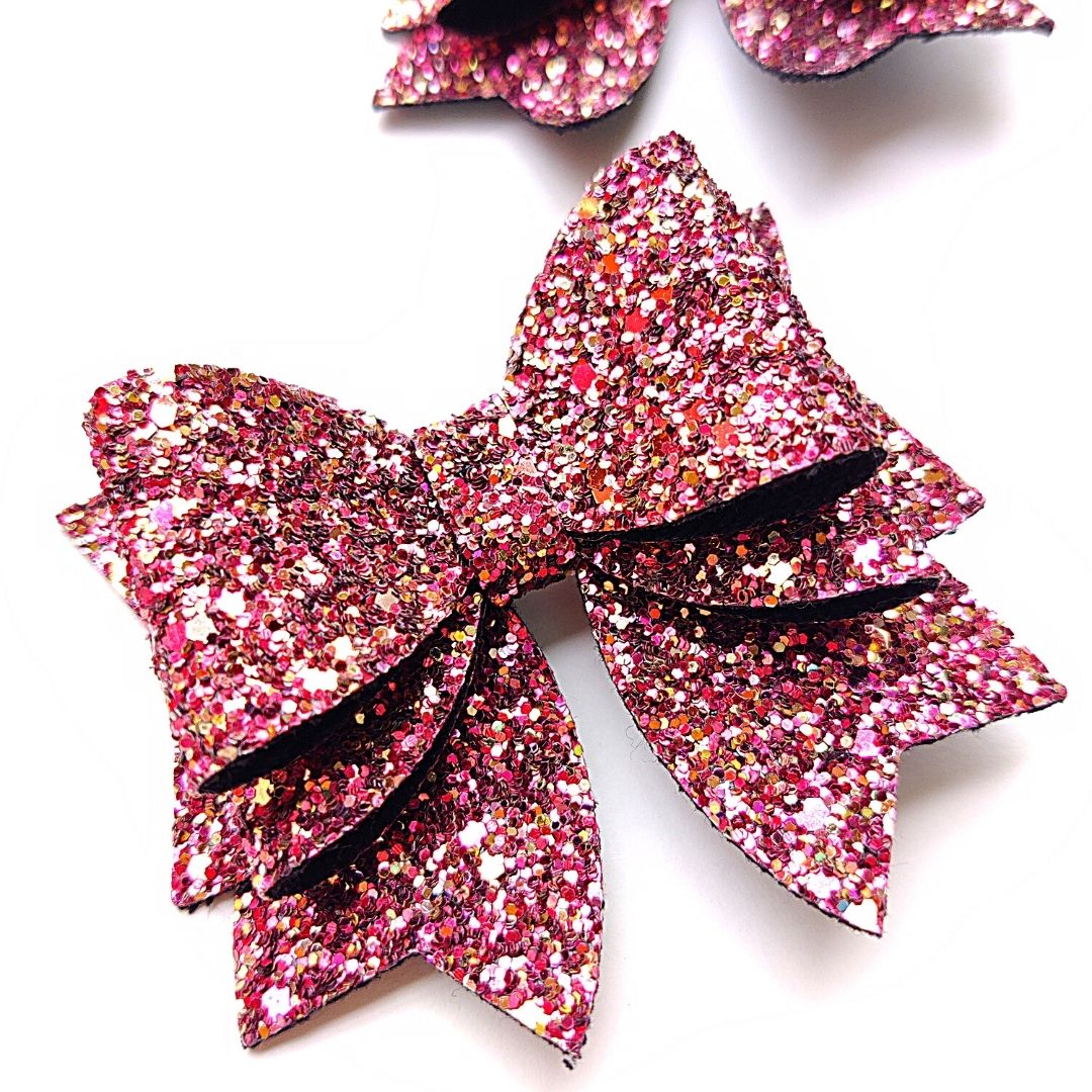 Festive Bow- Mulberry Gold