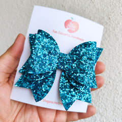 Festive Bow- Turquoise