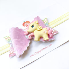 My Little Pony (Fluttershy) Inspired Bow Headband