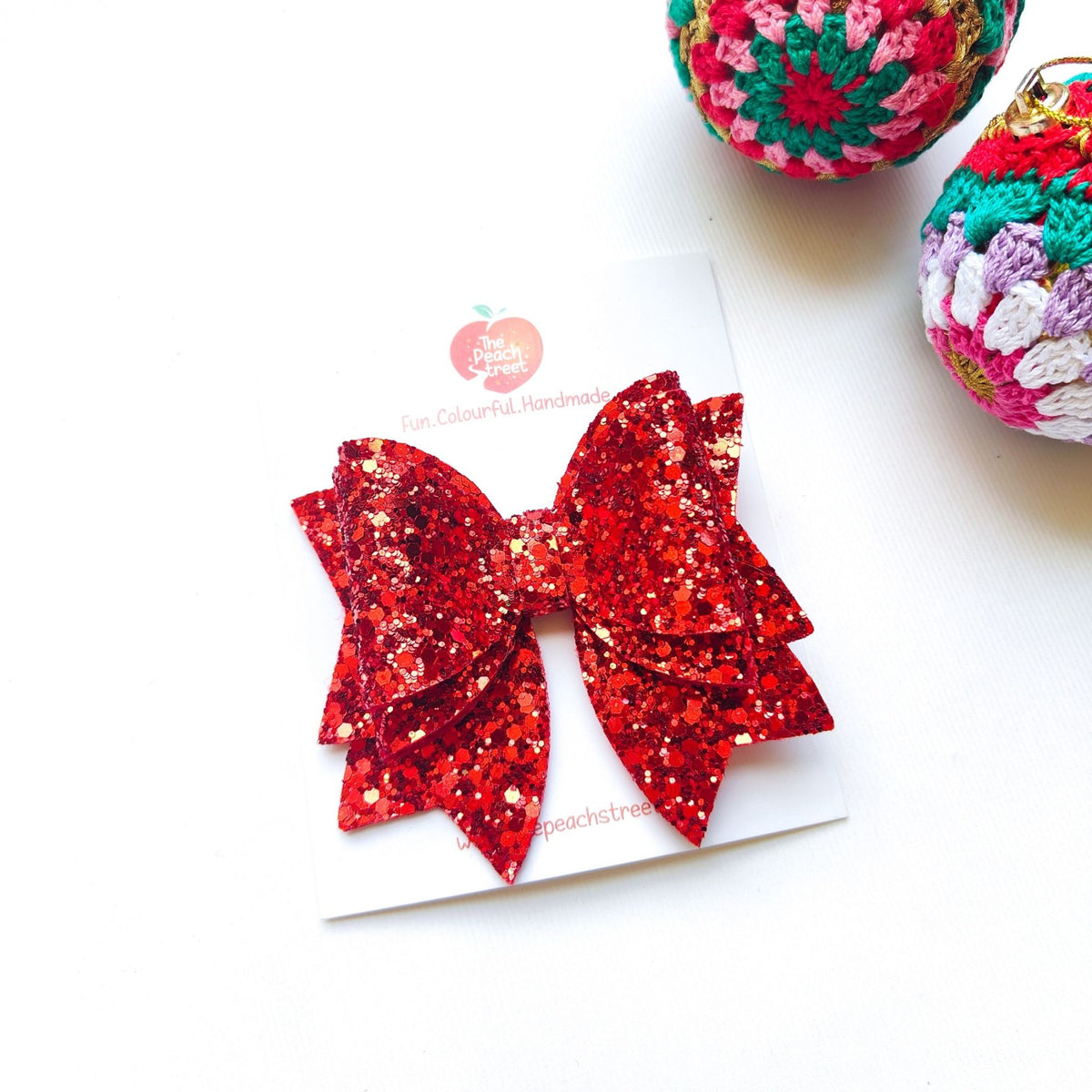 Festive Bow- Red