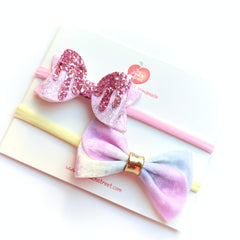 Sweetheart Dreams Bow Headband Set 🍬💖✨