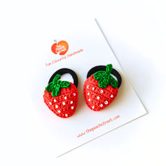 Strawberry Bliss Hair Ties