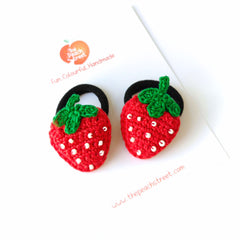 Strawberry Bliss Hair Ties