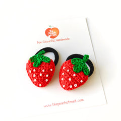 Strawberry Bliss Hair Ties