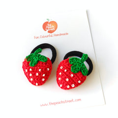 Strawberry Bliss Hair Ties