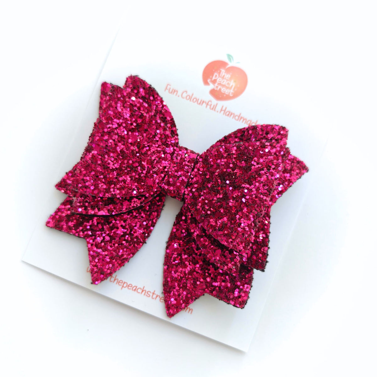 Festive Bow- Dark Pink