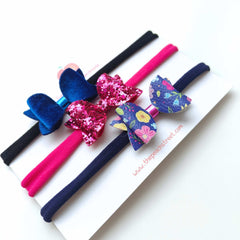 Sparkle & Bloom Headband Set